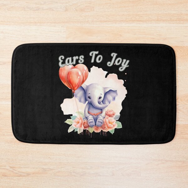 Item preview, Ears To Joy. elephant portrait designed and sold by ElephantVibes.