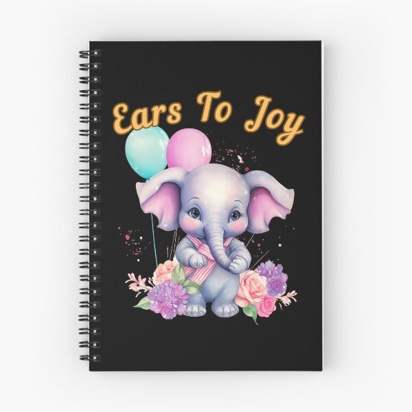Item preview, Ears To Joy. watercolor elephant designed and sold by ElephantVibes.