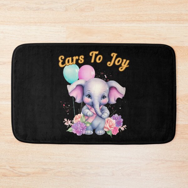 Item preview, Ears To Joy. watercolor elephant designed and sold by ElephantVibes.