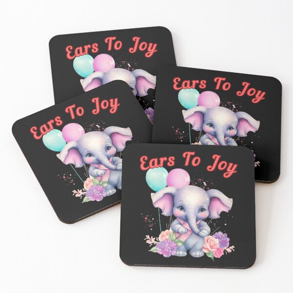 Item preview, Ears To Joy. happy elephant designed and sold by ElephantVibes.