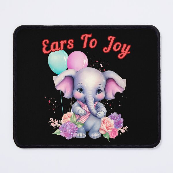 Item preview, Ears To Joy. happy elephant designed and sold by ElephantVibes.