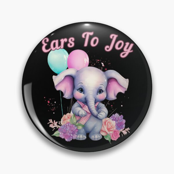 Item preview, Ears To Joy. elephant saying designed and sold by ElephantVibes.