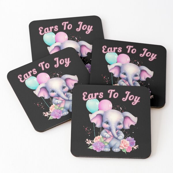 Item preview, Ears To Joy. elephant saying designed and sold by ElephantVibes.