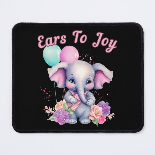 Item preview, Ears To Joy. elephant saying designed and sold by ElephantVibes.