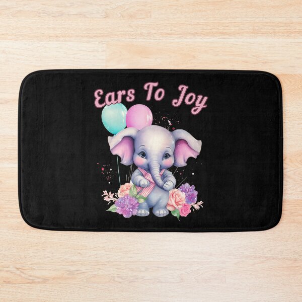 Item preview, Ears To Joy. elephant saying designed and sold by ElephantVibes.