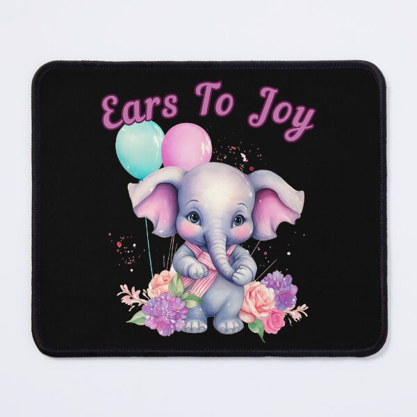Item preview, Ears To Joy. elephant quote designed and sold by ElephantVibes.