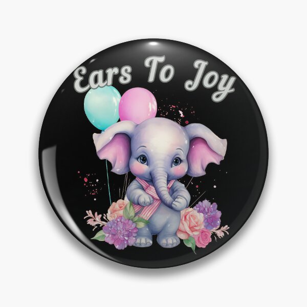 Item preview, Ears To Joy. Flower elephant designed and sold by ElephantVibes.