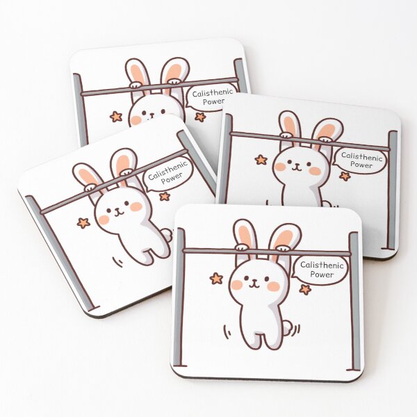 Item preview, Calisthenic: Cute Bunny designed and sold by LemuellTrends.