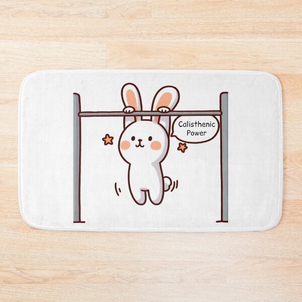 Item preview, Calisthenic: Cute Bunny designed and sold by LemuellTrends.