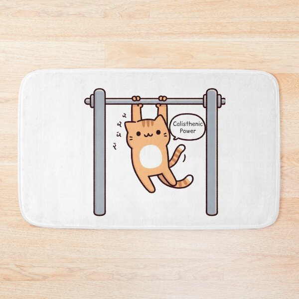 Item preview, Calisthenic: Cute Cat designed and sold by LemuellTrends.