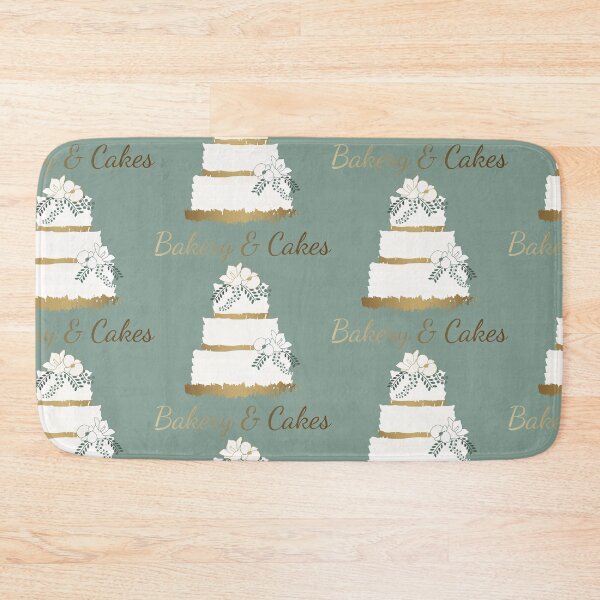 Item preview, Elegant White Cake with Gold Flowers designed and sold by Angela Cini.