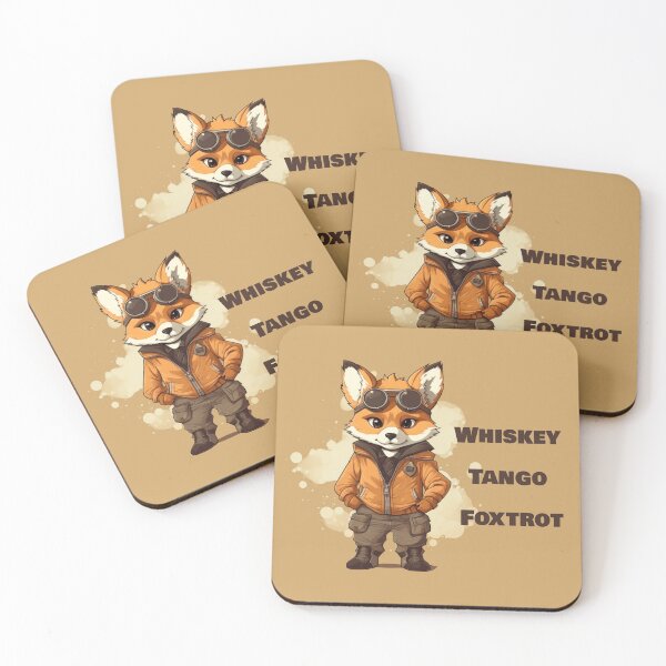 Item preview, Whiskey Tango Foxtrot Fox Aviator Pilot designed and sold by Gsallicat.