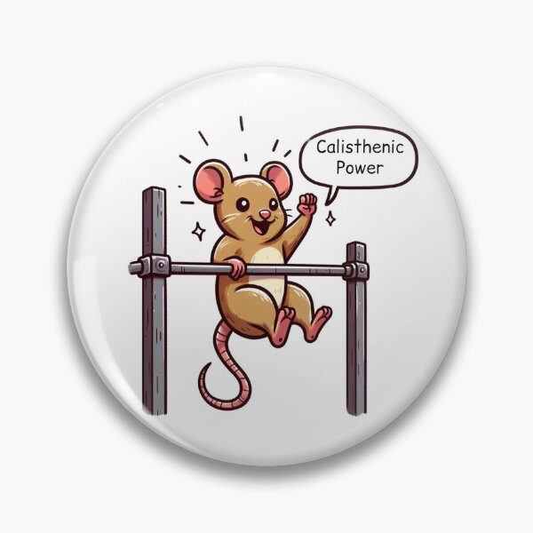 Item preview, Calisthenic: Cute Rat designed and sold by LemuellTrends.