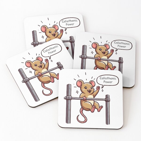Item preview, Calisthenic: Cute Rat designed and sold by LemuellTrends.