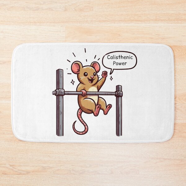 Item preview, Calisthenic: Cute Rat designed and sold by LemuellTrends.
