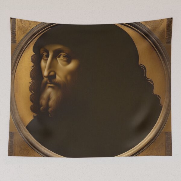 Item preview, Leonardo da Vinci Portrait designed and sold by TheDarkWardrobe.