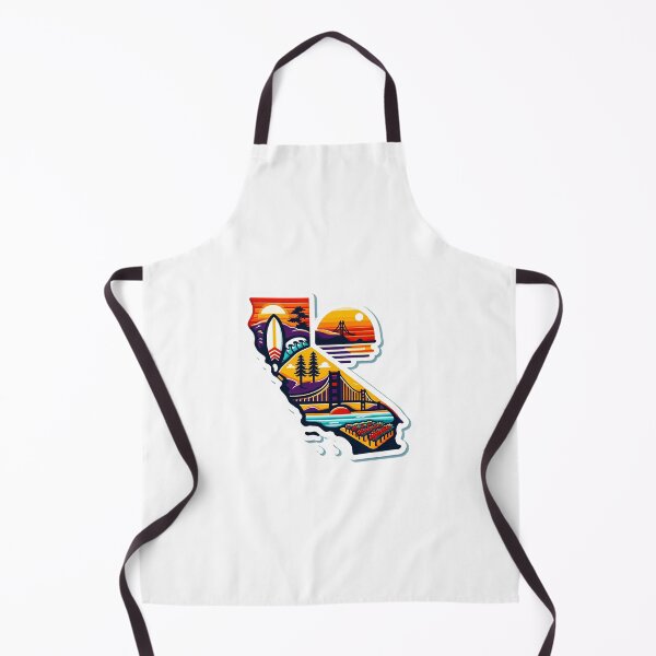 Item preview, California State vibrant design map designed and sold by MindblowingShop.