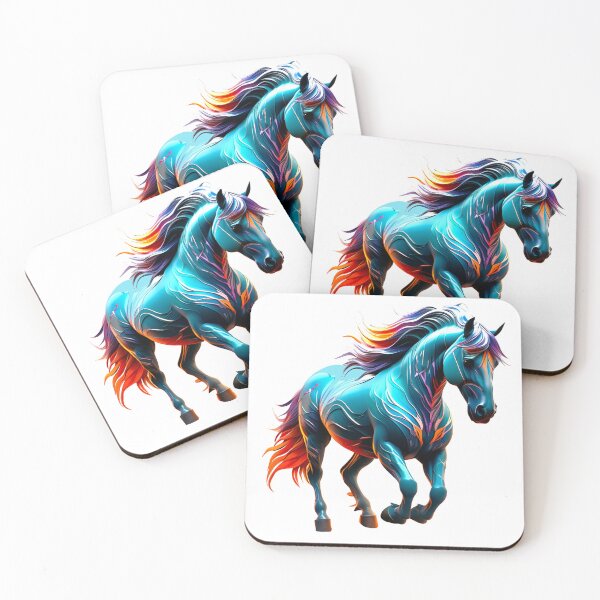 Item preview, Colored horse graphics designed and sold by AD-Digital-Art.