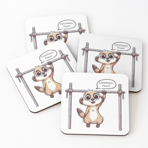 Item preview, Calisthenic: Cute Meerkat designed and sold by LemuellTrends.