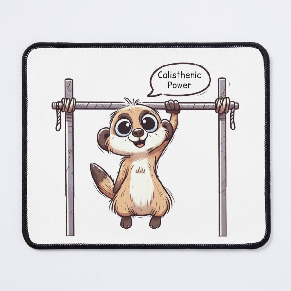 Item preview, Calisthenic: Cute Meerkat designed and sold by LemuellTrends.