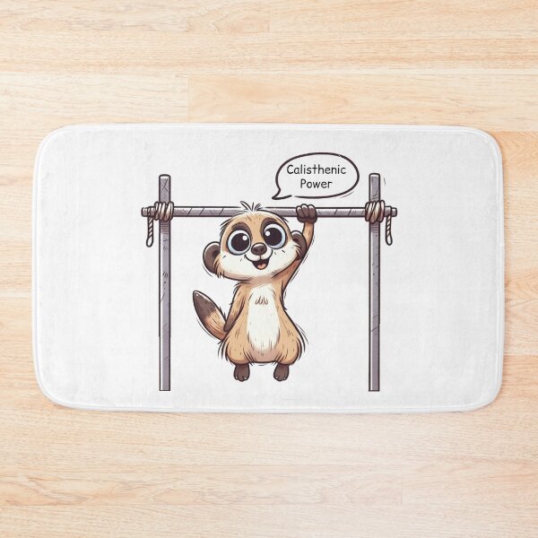 Item preview, Calisthenic: Cute Meerkat designed and sold by LemuellTrends.