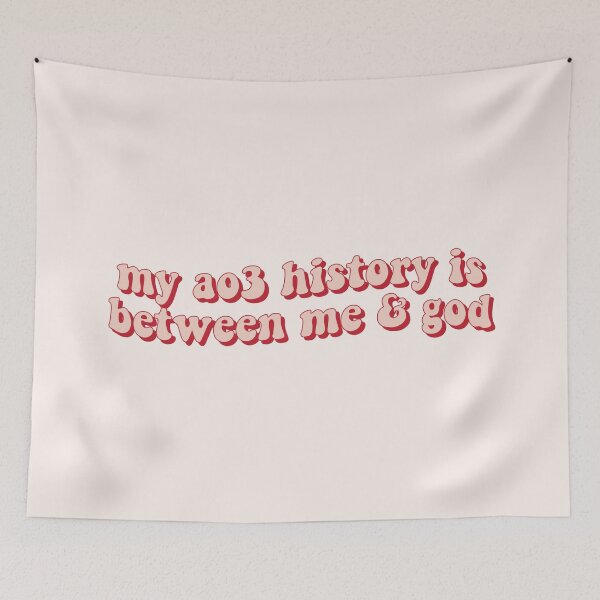 Item preview, my ao3 history is between me and god designed and sold by FandomPlanet.