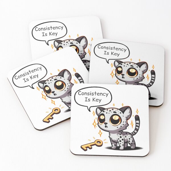 Item preview, Consistency Is Key: Cute Cheetah designed and sold by LemuellTrends.
