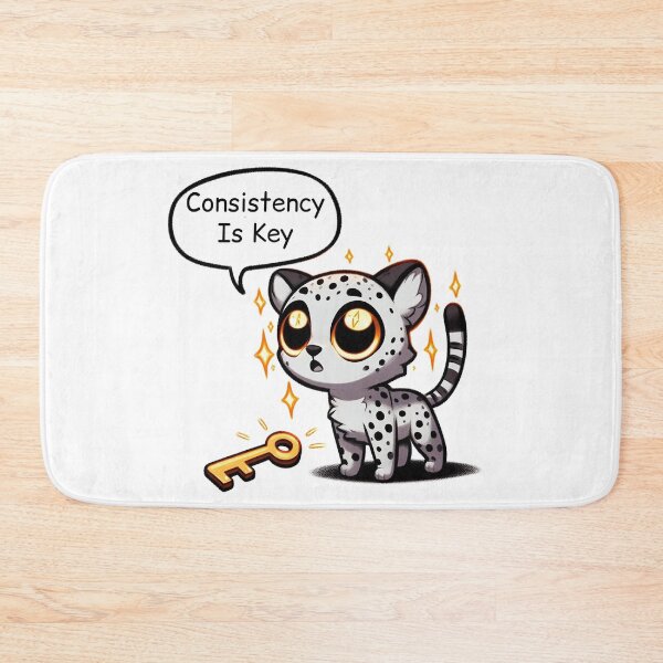Item preview, Consistency Is Key: Cute Cheetah designed and sold by LemuellTrends.