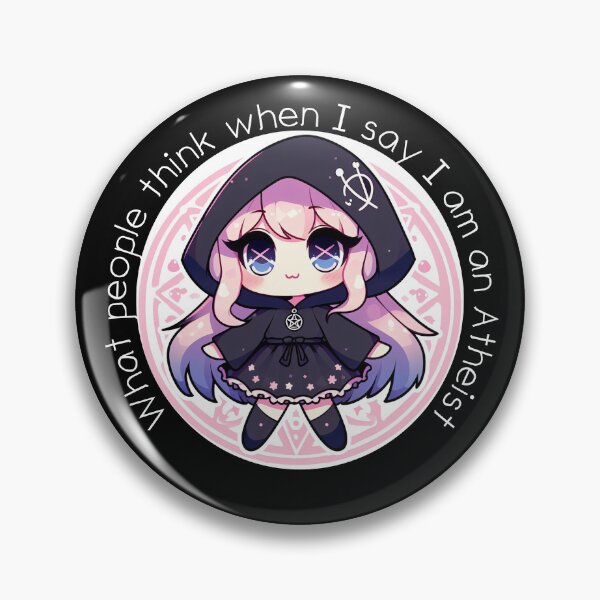 Item preview, Cute Goth Atheist  designed and sold by Thehatinthecat.