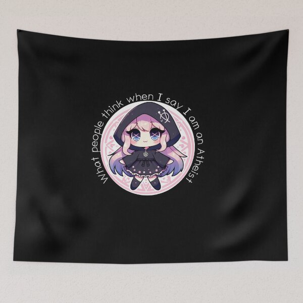 Item preview, Cute Goth Atheist  designed and sold by Thehatinthecat.