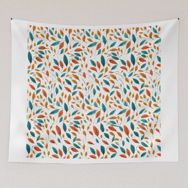 Item preview, leaf motifs Painting designed and sold by Rockwpapart.