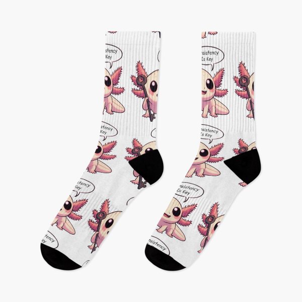 Item preview, Consistency Is Key: Cute Axolotl designed and sold by LemuellTrends.