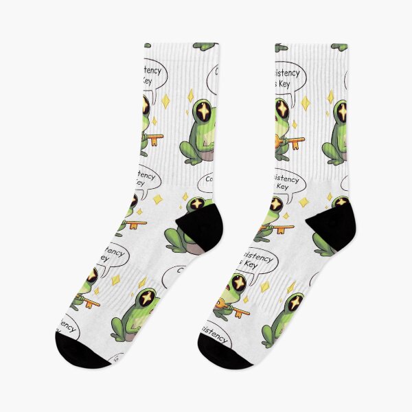 Item preview, Consistency Is Key: Cute Frog designed and sold by LemuellTrends.