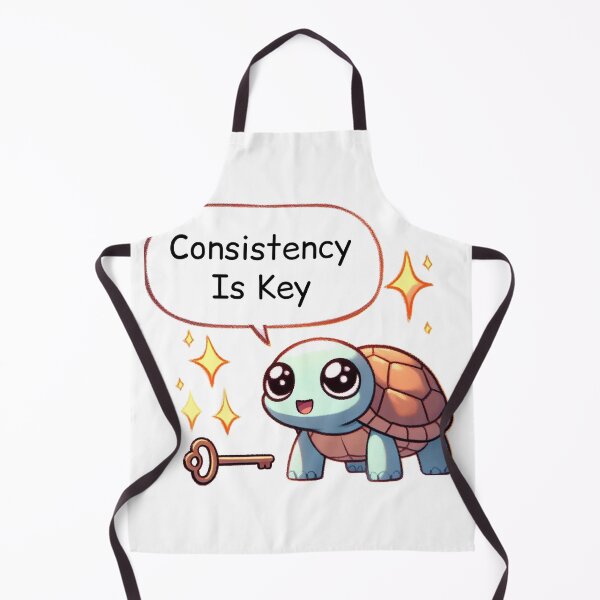 Item preview, Consistency Is Key: Cute Turtle designed and sold by LemuellTrends.