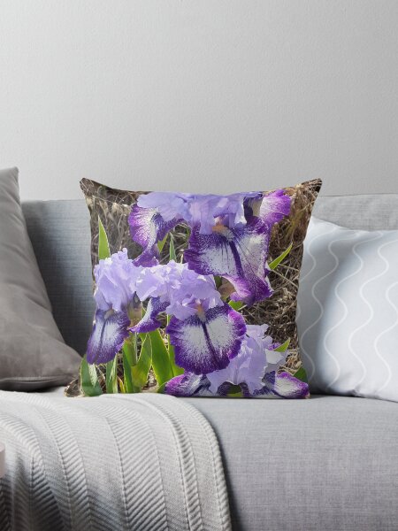 Item preview, Purple Blue and White Iris Flower - Excite Me designed and sold by Sarah  Rajkotwala.