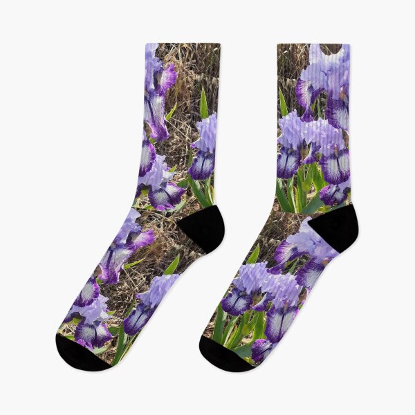 Item preview, Purple Blue and White Iris Flower - Excite Me designed and sold by Sarah  Rajkotwala.