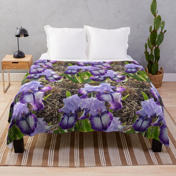 Item preview, Purple Blue and White Iris Flower - Excite Me designed and sold by Sarah Rajkotwala.