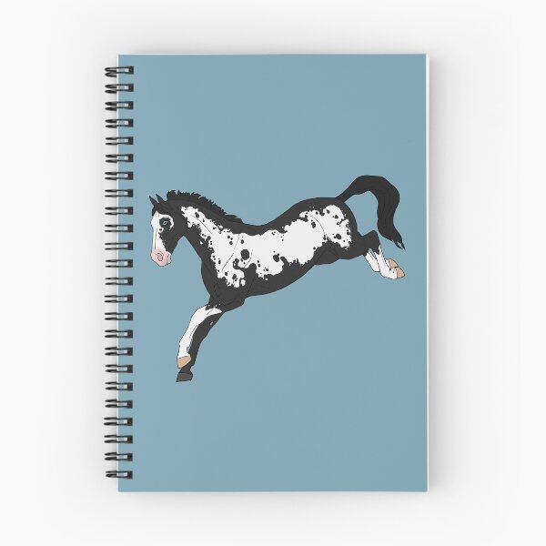 Item preview, Black Overo Pinto Jumping Horse designed and sold by DappledMoon.