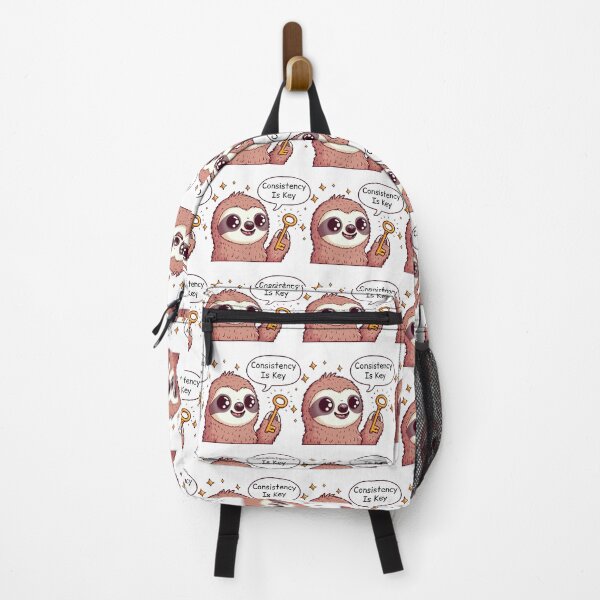 Item preview, Consistency Is Key: Cute Sloth designed and sold by LemuellTrends.