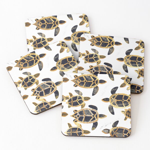 Item preview, Sea turtle pattern print designed and sold by dcrc.