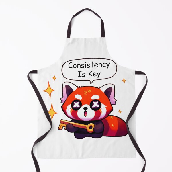 Item preview, Consistency Is Key: Cute Red Panda designed and sold by LemuellTrends.