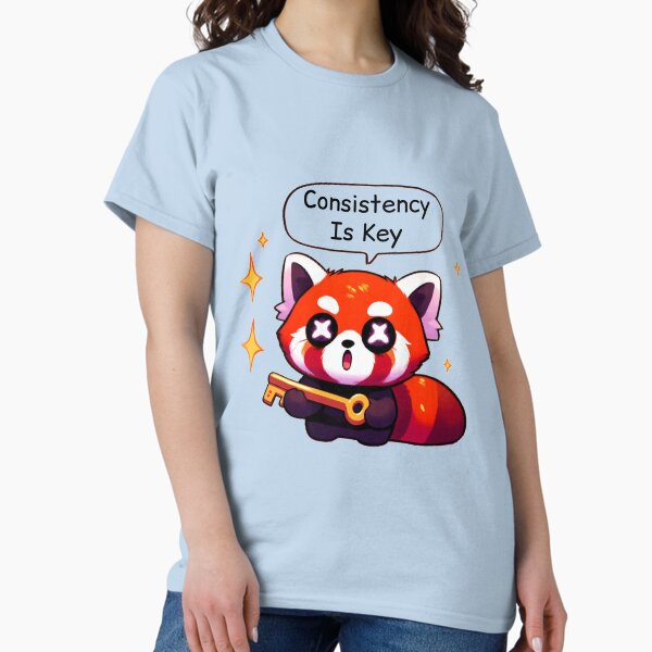 Item preview, Consistency Is Key: Cute Red Panda designed and sold by LemuellTrends.