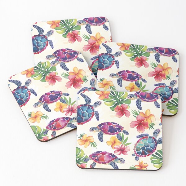 Item preview, sea turtle pattern print, sea turtle designed and sold by dcrc.
