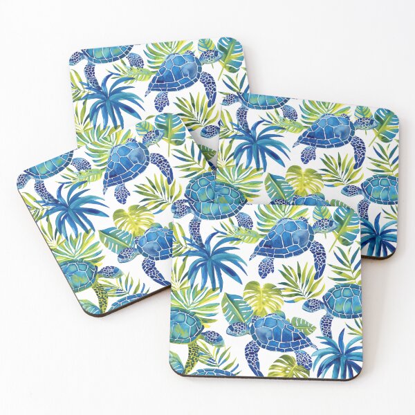 Item preview, sea turtle pattern print designed and sold by dcrc.