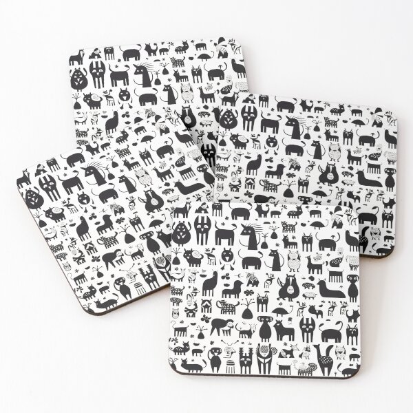 Item preview, abstract wildlife motifs art designed and sold by Rockwpapart.