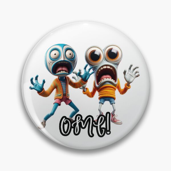Item preview, OMG! Two People Freaking Out Scared Shocked Suprised designed and sold by kylmllr101684.