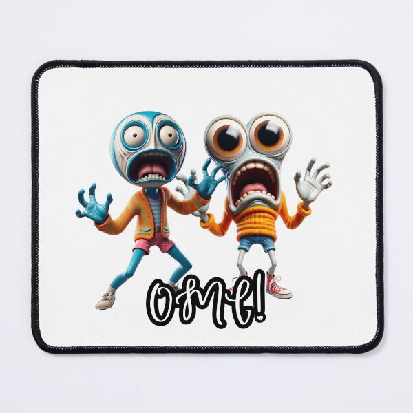 Item preview, OMG! Two People Freaking Out Scared Shocked Suprised designed and sold by kylmllr101684.