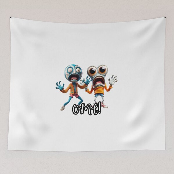 Item preview, OMG! Two People Freaking Out Scared Shocked Suprised designed and sold by kylmllr101684.
