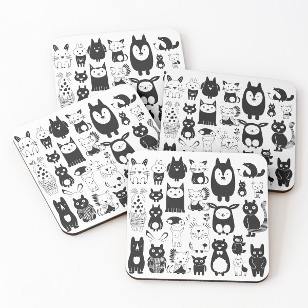 Item preview, abstract wildlife motifs home decor designed and sold by Rockwpapart.