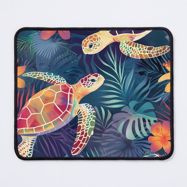 Item preview, sea turtle pattern print designed and sold by dcrc.